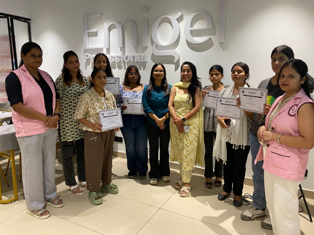 Soft Gel Extensions & 5D Nail Art Workshop with DSEU Students