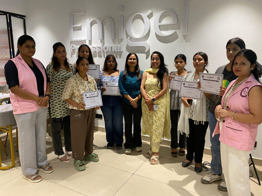 Soft Gel Extensions & 5D Nail Art Workshop with DSEU Students