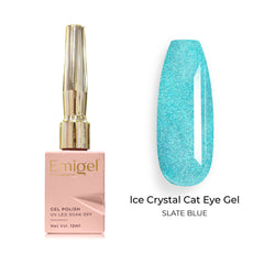 Emigel - Ice Crystal Cat Eye Gel Polish - Slate Blue - 004